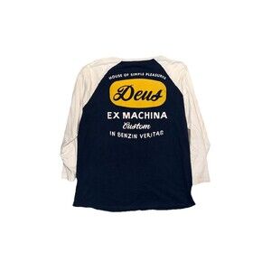 Deus Ex Machina Raglan T-Shirt Size Large